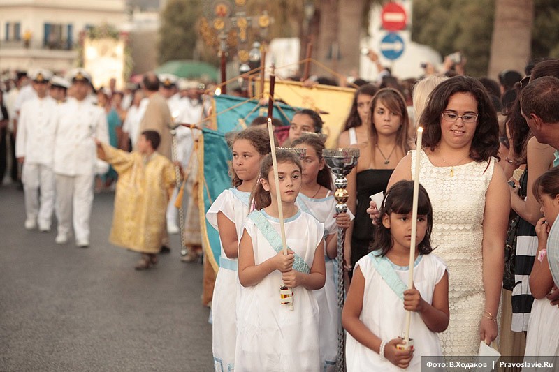 Как на острове Парос отмечают Успение.  Фото: В. Ходаков / Православие.Ru