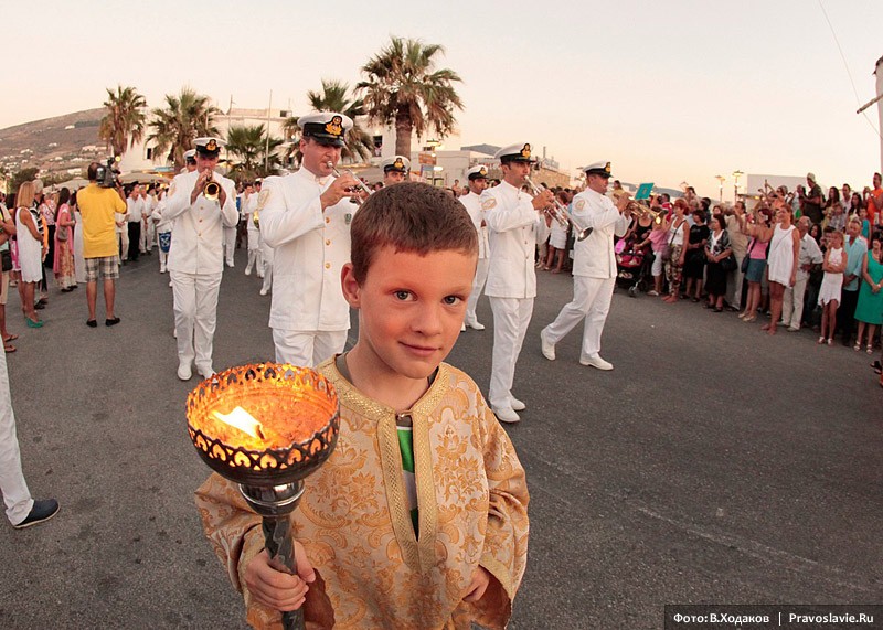 Как на острове Парос отмечают Успение.  Фото: В. Ходаков / Православие.Ru
