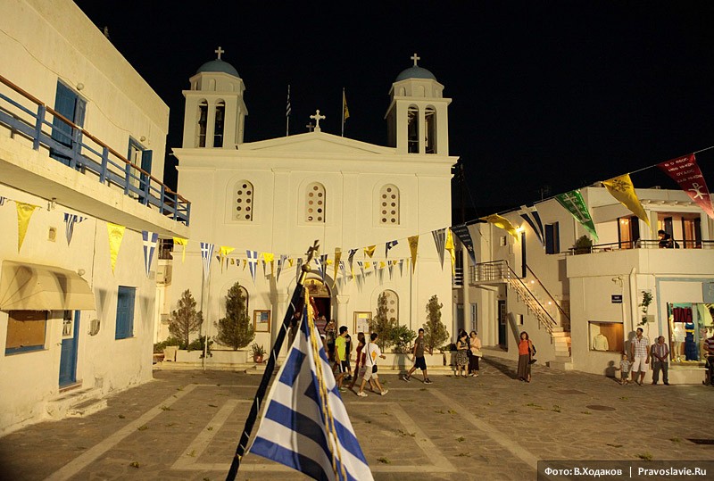 Как на острове Парос отмечают Успение.  Фото: В. Ходаков / Православие.Ru