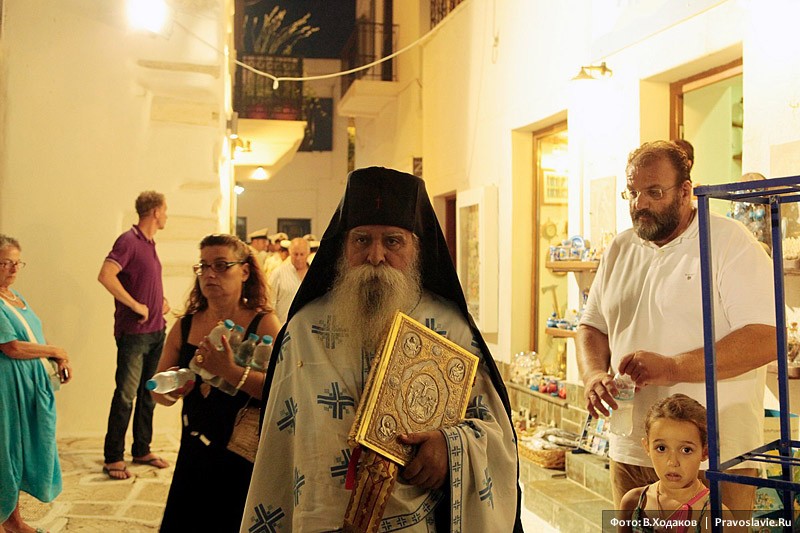 Как на острове Парос отмечают Успение.  Фото: В. Ходаков / Православие.Ru