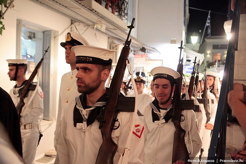 Как на острове Парос отмечают Успение.  Фото: В. Ходаков / Православие.Ru