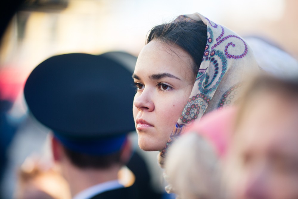 Крестный ход в Санкт-Петербурге в год 300-летия Александро-Невской лавры. Фото: Егор Столпов
