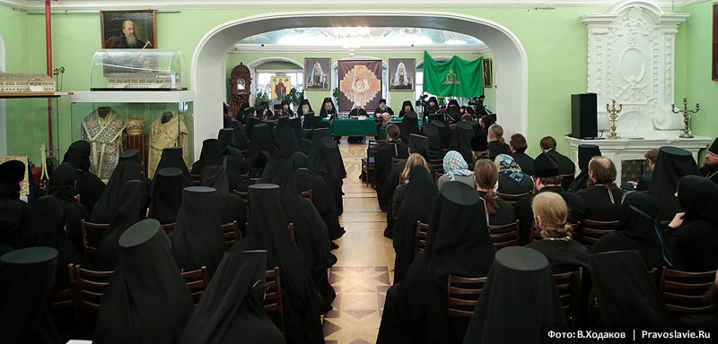 Монашеская конференция в Лавре.  Фото: В. Ходаков / Православие.Ru