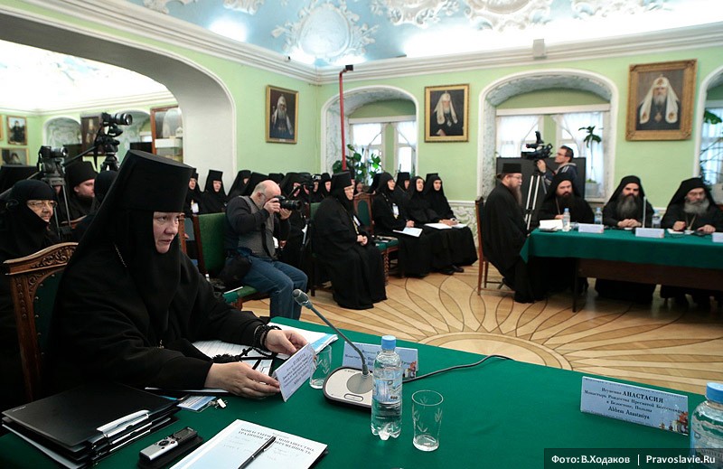 Монашеская конференция в Лавре.  Фото: В. Ходаков / Православие.Ru