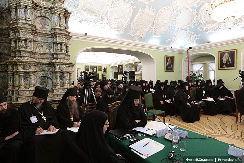 Монашеская конференция в Лавре.  Фото: В. Ходаков / Православие.Ru
