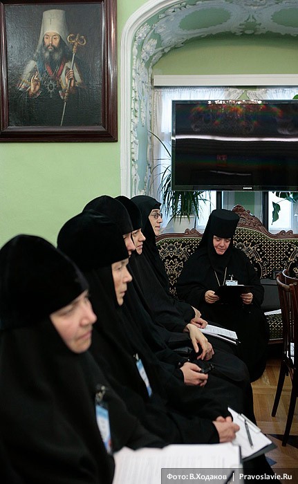 Монашеская конференция в Лавре.  Фото: В. Ходаков / Православие.Ru