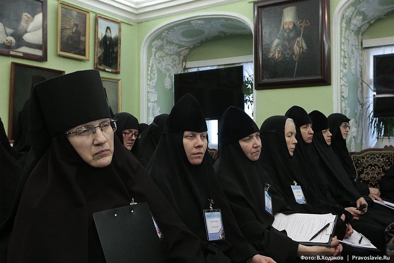 Монашеская конференция в Лавре.  Фото: В. Ходаков / Православие.Ru
