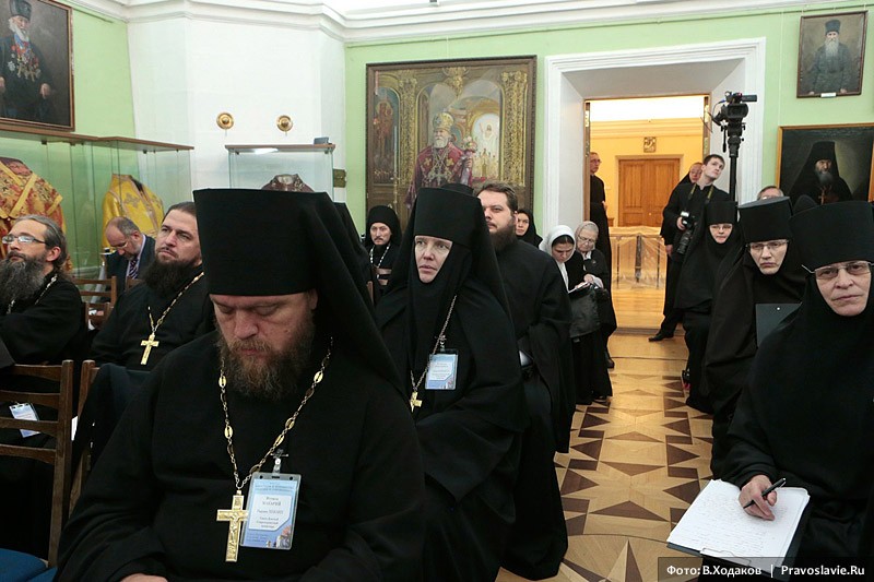Монашеская конференция в Лавре.  Фото: В. Ходаков / Православие.Ru