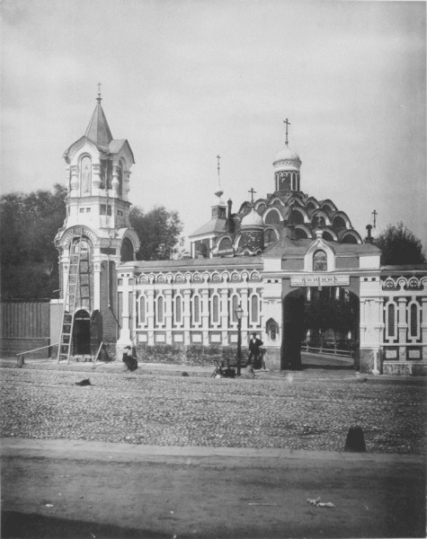 Храм Покрова в Рубцово до революции. Фото 1882 г.