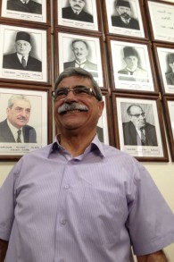 Mayoral incumbent Ramez Jaraisy in his office, October 10, 2013. Photo: Elhanan Miller/Times of Israel