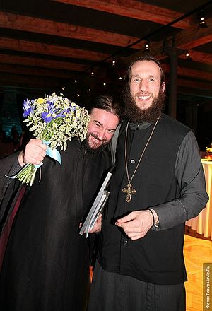 Протоиерей Андрей Ткачев и иеромонах Симеон (Томачинский)