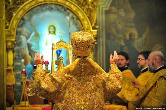 Патриаршая литургия. Фото: А. Поспелов / Православие.Ru