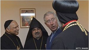 The Prince of Wales met the leaders Middle East-based Christian churches
