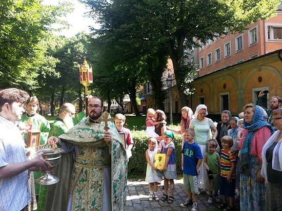 Празднование памяти преподобного Сергия в Стокгольме.