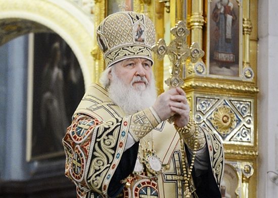 His Holiness Patriarch Kirill of Moscow and All Russia.