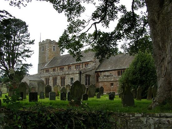St. Kentigern's Church in Caldbeck, Cumbria.
