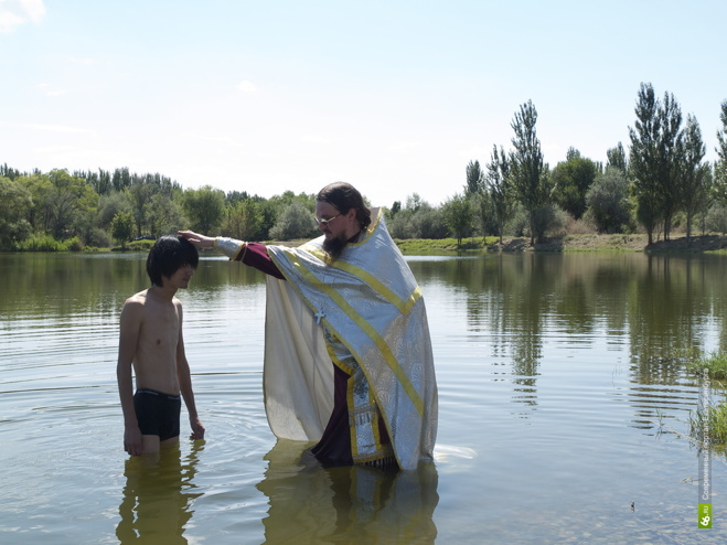 Крещение в Киргизии.