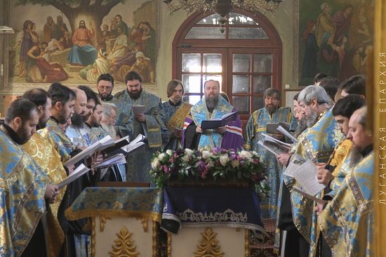 LUGANSK REGION PERFORMS INTERCEEDING PRAYERS TO THE MOTHER OF GOD FOR PEACE IN THE UKRAINE