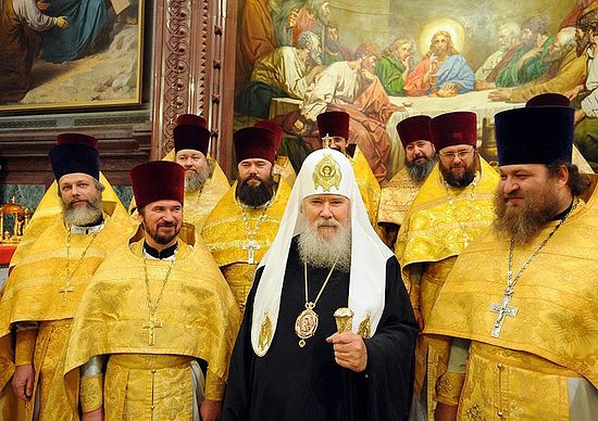 Патриаршее служение в день памяти святителя Филарета, митрополита Московского 2 декабря 2008 г.
