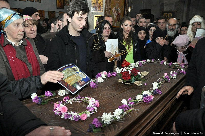 Обретение мощей бетанийских святых Иоанна и Георгия.  Фото: Фридон Гегешидзе / Православие.Ru