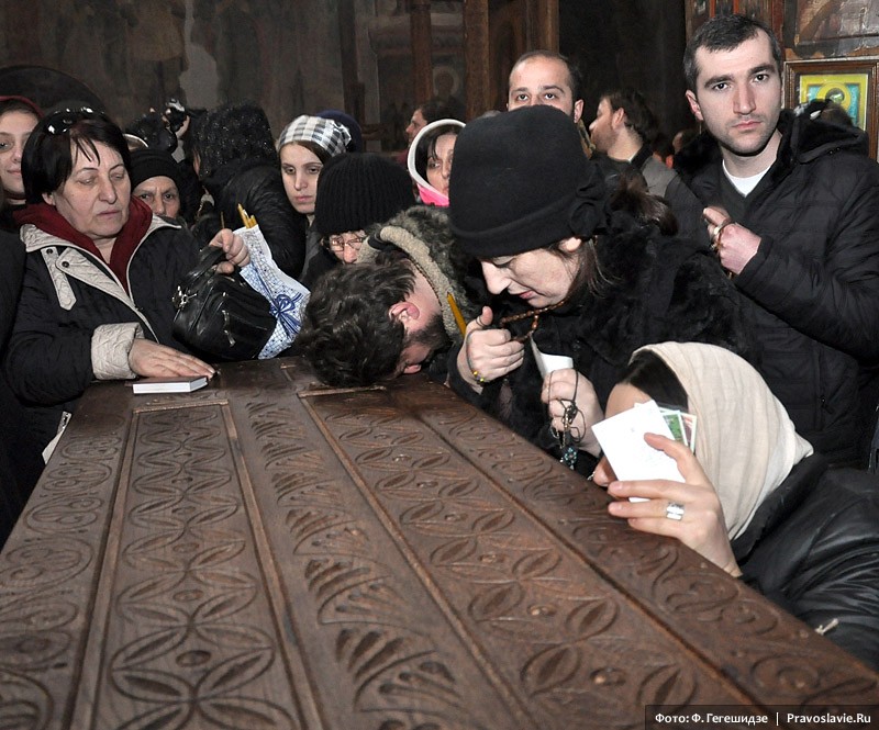 Обретение мощей бетанийских святых Иоанна и Георгия.  Фото: Фридон Гегешидзе / Православие.Ru