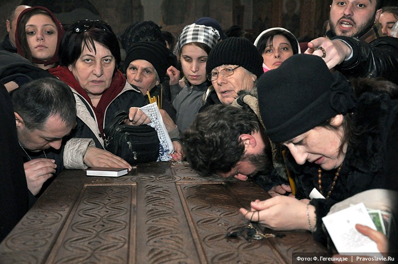 Обретение мощей бетанийских святых Иоанна и Георгия.  Фото: Фридон Гегешидзе / Православие.Ru