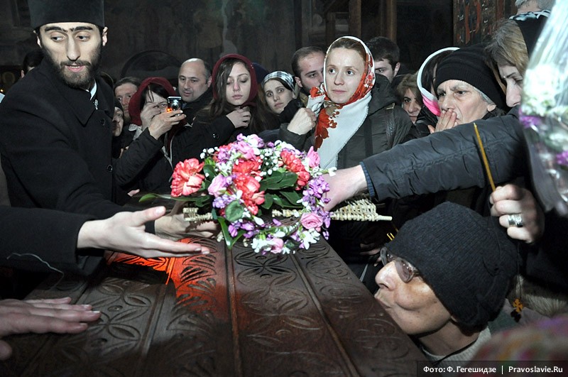 Обретение мощей бетанийских святых Иоанна и Георгия.  Фото: Фридон Гегешидзе / Православие.Ru