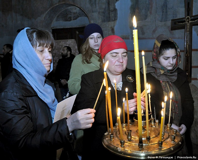 Обретение мощей бетанийских святых Иоанна и Георгия.  Фото: Фридон Гегешидзе / Православие.Ru