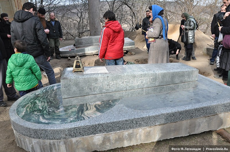 Обретение мощей бетанийских святых Иоанна и Георгия.  Фото: Фридон Гегешидзе / Православие.Ru