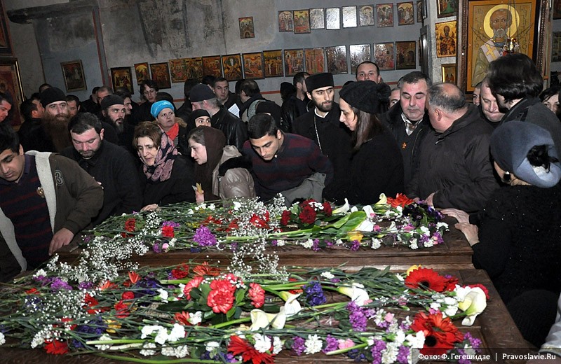 Обретение мощей бетанийских святых Иоанна и Георгия.  Фото: Фридон Гегешидзе / Православие.Ru