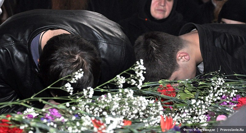 Обретение мощей бетанийских святых Иоанна и Георгия.  Фото: Фридон Гегешидзе / Православие.Ru