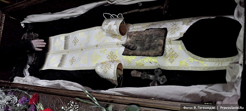 Обретение мощей бетанийских святых Иоанна и Георгия.  Фото: Фридон Гегешидзе / Православие.Ru