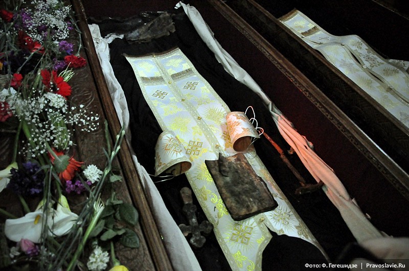 Обретение мощей бетанийских святых Иоанна и Георгия.  Фото: Фридон Гегешидзе / Православие.Ru