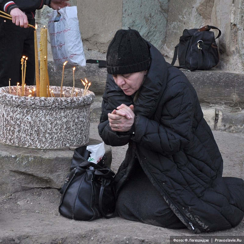 Обретение мощей бетанийских святых Иоанна и Георгия.  Фото: Фридон Гегешидзе / Православие.Ru