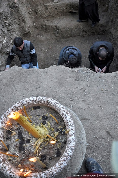 Обретение мощей бетанийских святых Иоанна и Георгия.  Фото: Фридон Гегешидзе / Православие.Ru