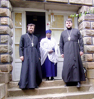 С настоятельницей монастыря Себата