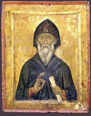 St. John Climacus, abbot of Sinai Monastery.