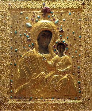Хахульская икона Божией Матери из монастыря Новая Шуамта. XVI в.