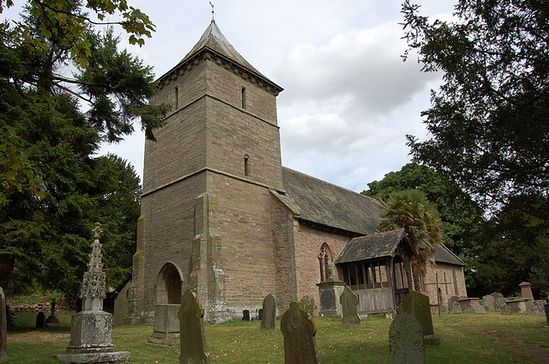 Церковь Пресвятой Богородицы в Креденхилле, Херефордшир, где служил Трахерн