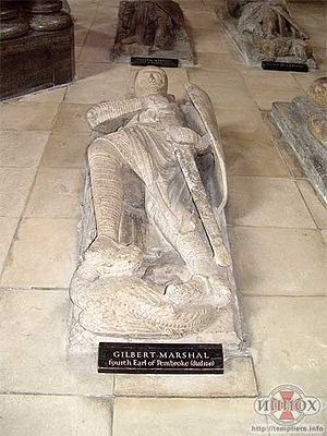 Гилберт Маршалл - четвертый граф Пемброк, (ум. 1241). Церковь Темпла в Лондоне (Англия)