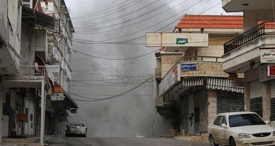 Smoke rises after what activists said was shelling by forces loyal to Syria’s president Bashar al-Assad in the Armenian Christian town of Kessab on April 4th. The Syrian border overrun by militant rebel groups last month. Photograph: Reuters