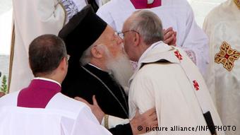 Patriarch Bartholomew I and Pope Francis. (Photo: Ravagli/Infophoto)