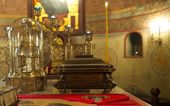 Ковчег с частицей мощей святителя Николая, архиепископа Мир Ликийских, Чудотвоца