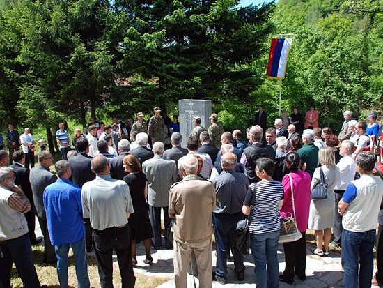 Обиљежавање 22 године од страдања српског народа у Брадини код Коњица, фото: СРНА