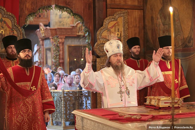 Болгарский Патриарх Неофит в Сретенском монастыре. Фото: Владимир Ходаков / Православие.Ru