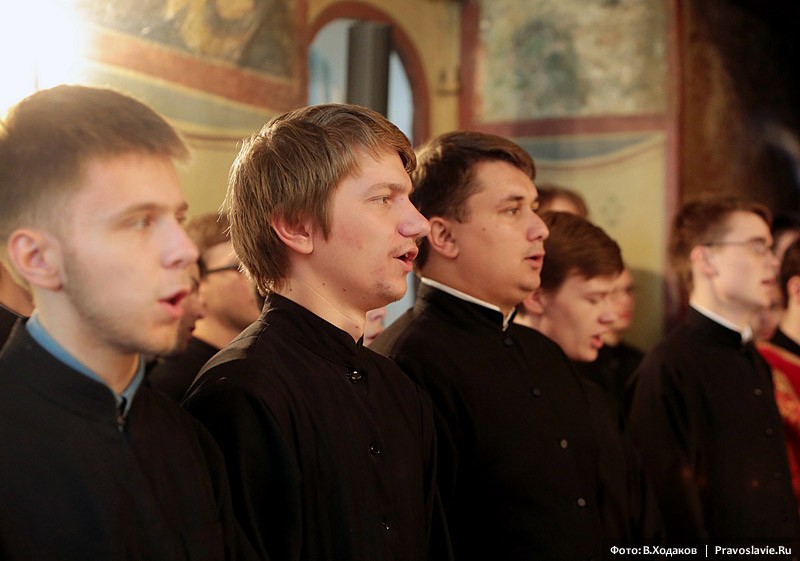 Болгарский Патриарх Неофит в Сретенском монастыре. Фото: Владимир Ходаков / Православие.Ru