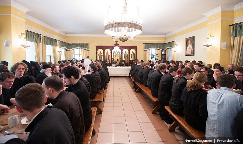 Болгарский Патриарх Неофит в Сретенском монастыре.  Фото: Владимир Ходаков / Православие.Ru