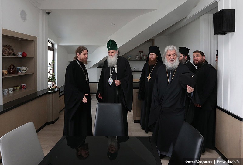 Болгарский Патриарх Неофит в Сретенском монастыре. Фото: Владимир Ходаков / Православие.Ru