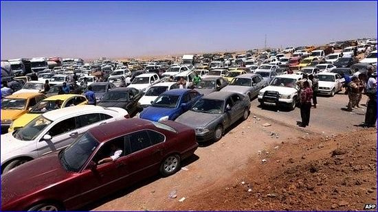 Many Nineveh residents fled to Kurdish-controlled northern Iraq on Tuesday