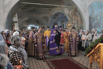 Служение в храме родного города. Костерево, 2012 год 